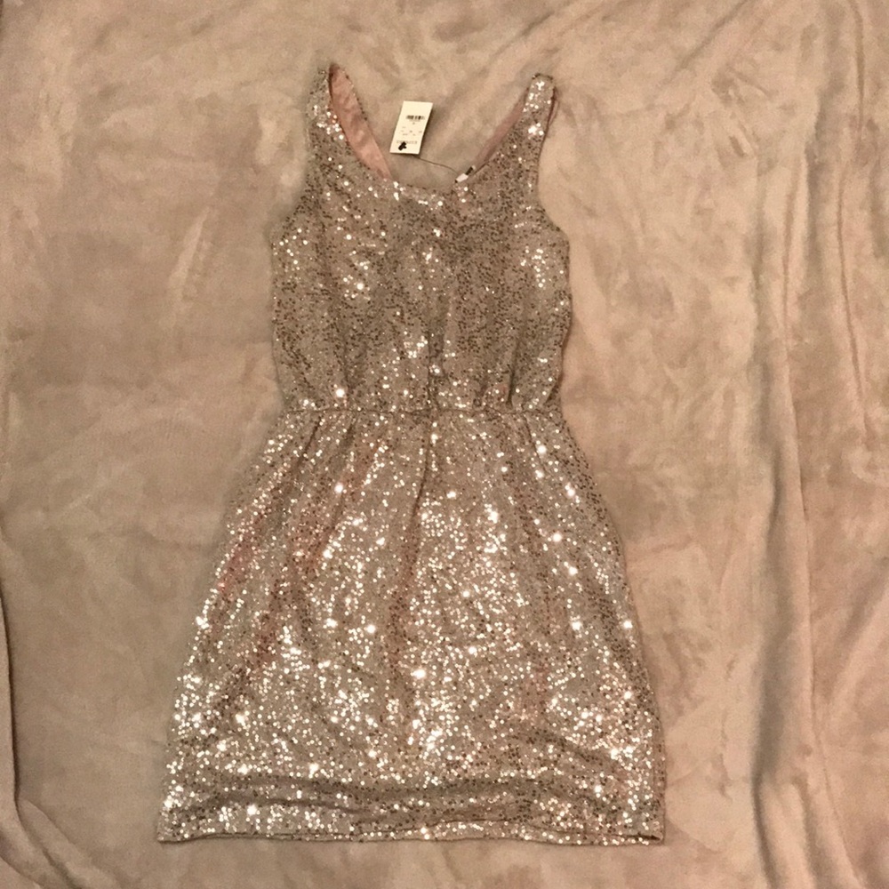 Express sequin dress